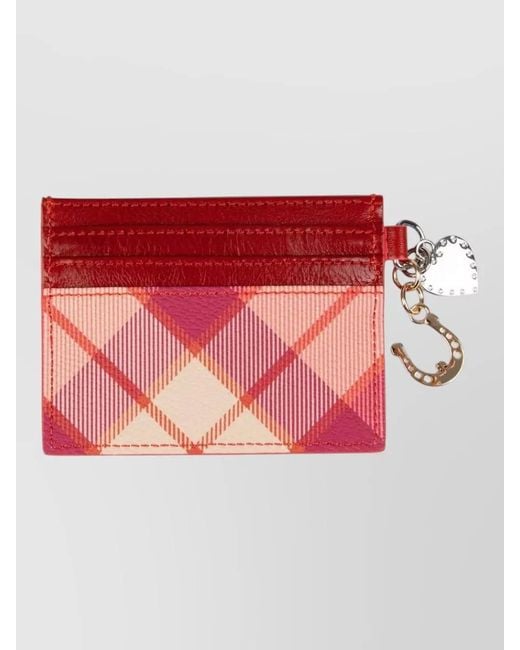 Vivienne Westwood Pink Leather Card Holder