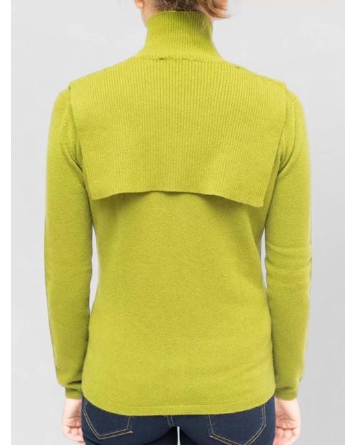 LA ROSE Yellow Cashmere Top