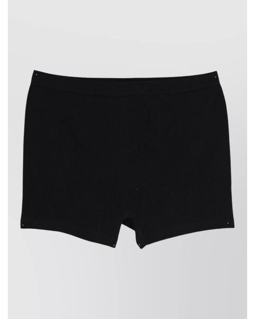 MM6 by Maison Margiela Black Stretch Boxer Shorts