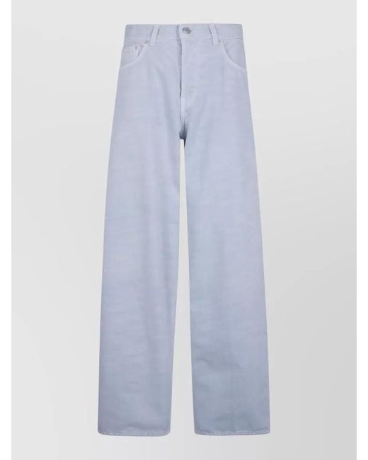 Haikure Blue Denim Wide-Leg Jeans