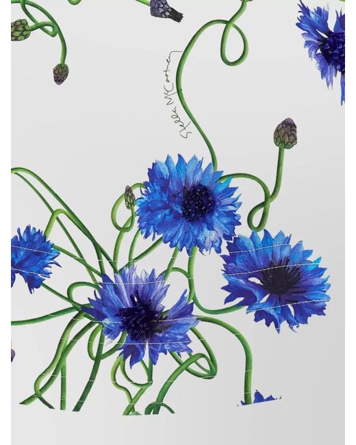 Stella McCartney Blue Fiordaliso Skirt Floral Tie Strap Design