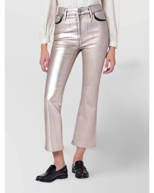 FRAME Multicolor Cropped Trousers