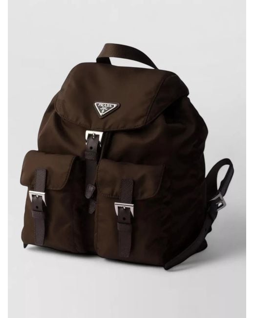 Prada Black Small Recycled Polyamide Backpack
