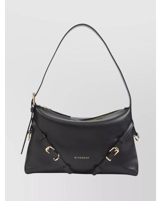 Givenchy Black Voyou Mini Leather Shoulder Bag