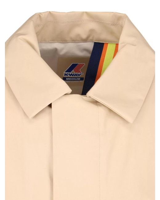 K-Way Natural Jacket Flap Pockets Relaxed Fit for men