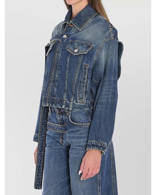Jean Paul Gaultier Blue Strap Jacket