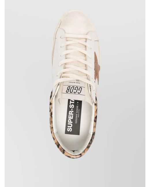 Golden Goose Deluxe Brand Natural Leather Low-Top Sneakers