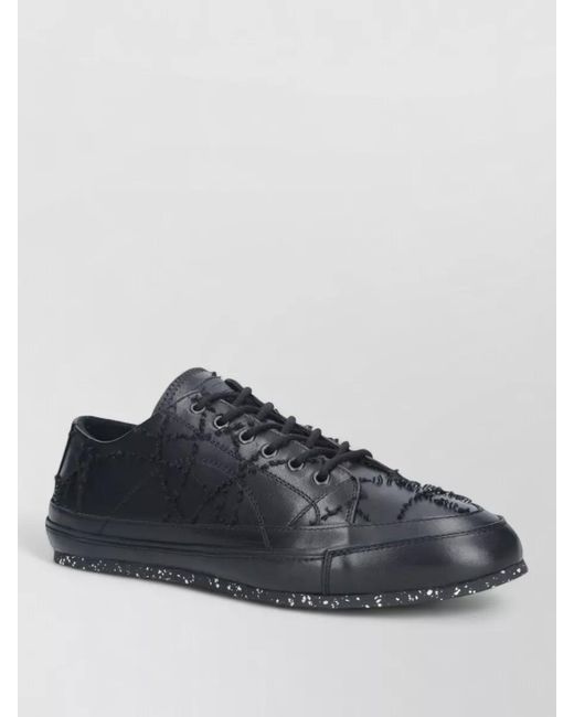 Kiko Kostadinov Blue Low Sneakers Eyelet Detailing Flat Sole for men