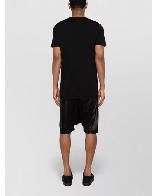 Rick Owens Black Level Crew Neck Graphic Print T Shirt for men