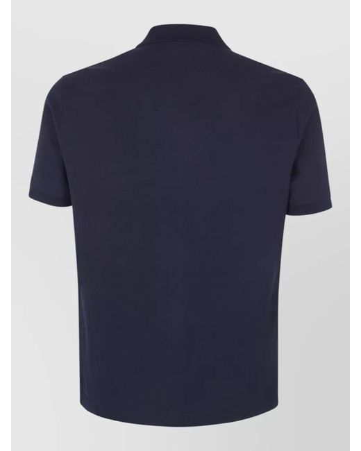 Emporio Armani Blue Cotton Polo Shirt for men