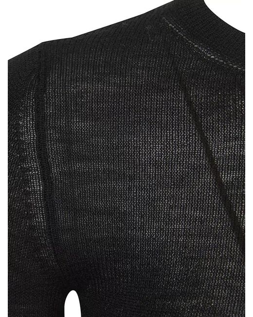Haikure Black Merino Wool Shirt