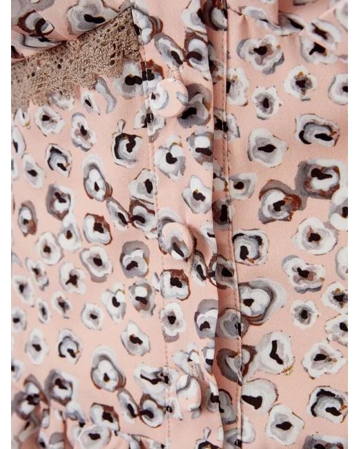 Lardini Multicolor Leopard-Print Sleeveless V-Neck Midi Dress