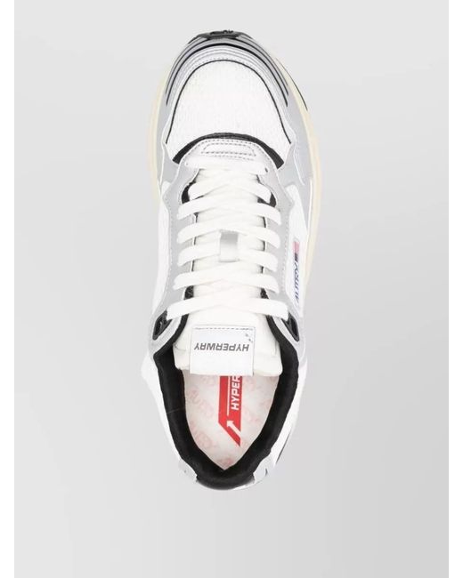 Autry White Hyperway Low Mv03 Mesh Mirror for men