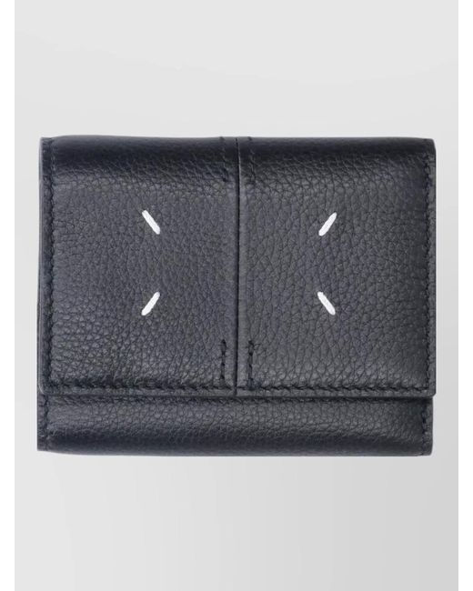 Maison Margiela Gray Compact Keyring And Card Holder Wallet
