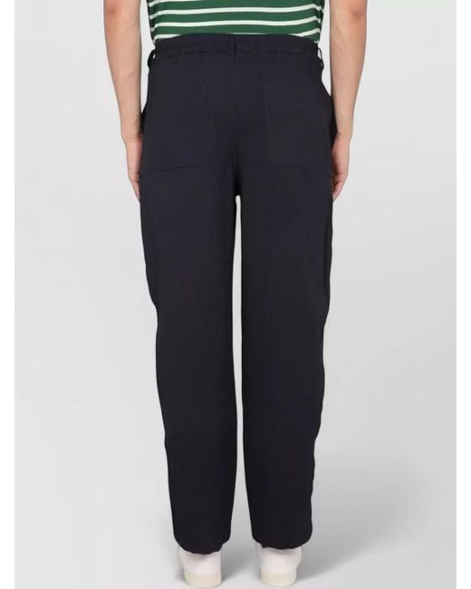 Howlin' By Morrison Blue Straight Leg Pants Button Front Belt Loops for men