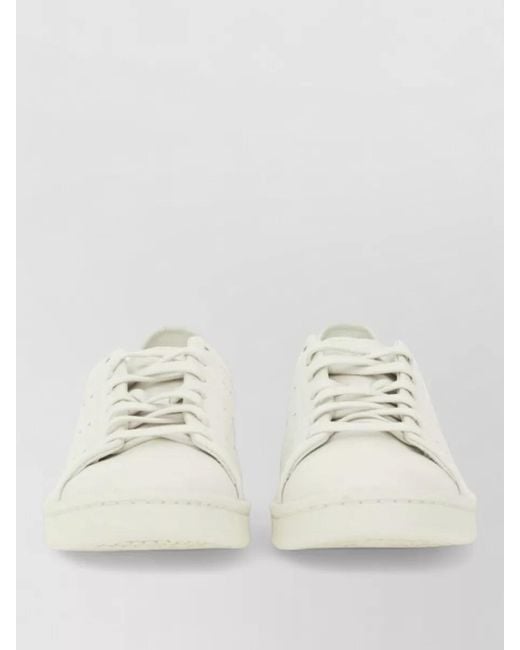 Y-3 Natural Stan Smith Sneakers Perforated Upper Round Toe Rubber Sole for men