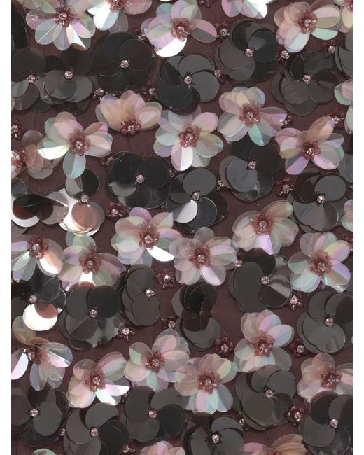 P.A.R.O.S.H. Black Sequin Mini Skirt