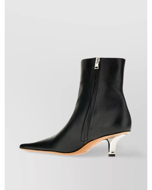 Marni Black Nappa Leather Ankle Boots
