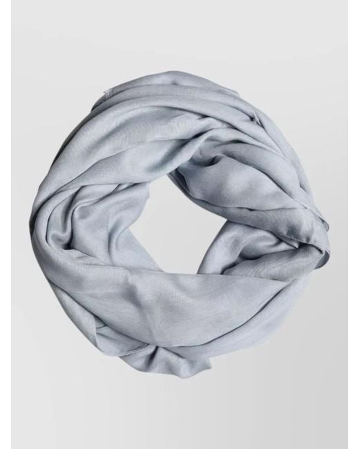 Dolce & Gabbana Gray Cashmere Knitted Shawl Lightweight Soft Texture