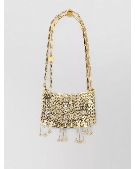 Rabanne White 1969 Chain Mail Crystal Clutch Bag