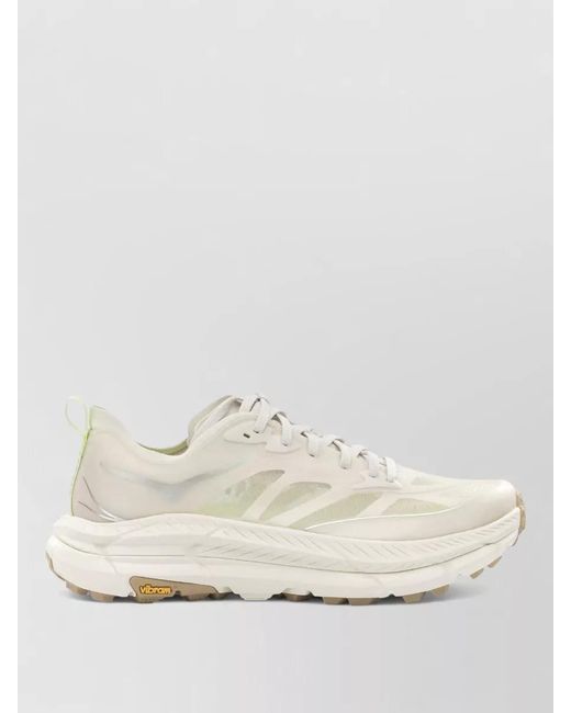 Hoka One One White Nylon Low-Top Sneakers for men