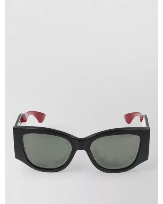 Gucci Gray Sunglasses Gg2115S 001 Rectangular Thick Frame