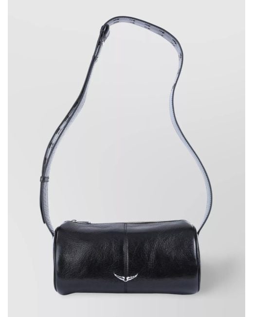 Zadig & Voltaire Multicolor Round Shape Textured Finish