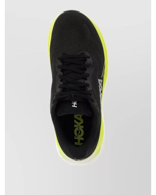 Hoka One One Green Clifton 11 Running Sneakers Breathable Performance for men