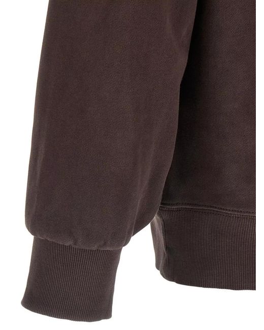 Carhartt Brown Hooded Vista Cotton Sweatshirt for men
