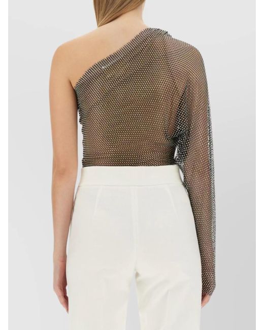 Genny White Slim-Fit Blouse