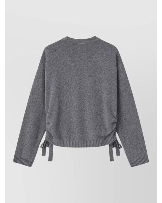 Ganni Gray Wool Jumper