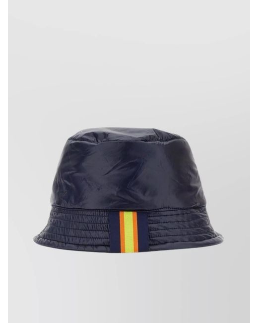 K-Way Blue Bucket Hat for men