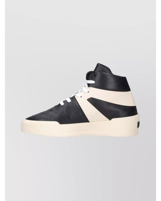 Fear Of God Blue Calf Leather High-Top Basketball Sneakers for men