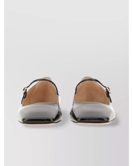 Gianvito Rossi Natural Leather Ballerina Shoes