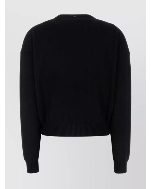 Sportmax Blue Cashmere Wool Sweatshirt