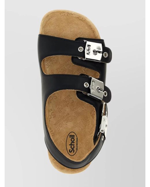 Balenciaga Multicolor Leather Sandals