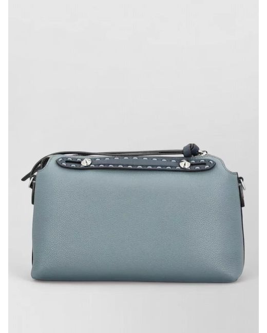 Fendi Blue By The Way Medium Leather Shoulder Bag