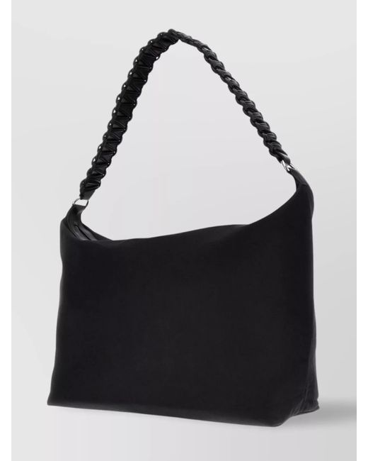 Kara Black Xxxl Fabric Shoulder Bag
