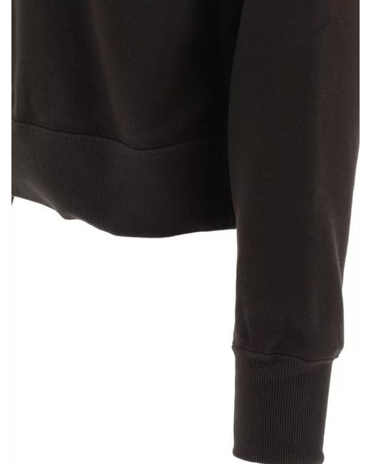 Isabel Marant Black Two-Tone Oversized Cotton-Blend Logo-Print Sweatshirt