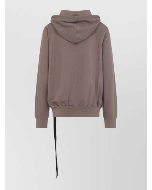 Rick Owens Multicolor Oversized Jersey Hoodie Rear Strap Detail for men