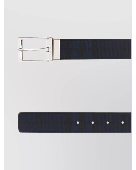 Burberry Black Printed Canvas Belt for men