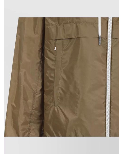 Moncler Brown Hooded Parka Coat