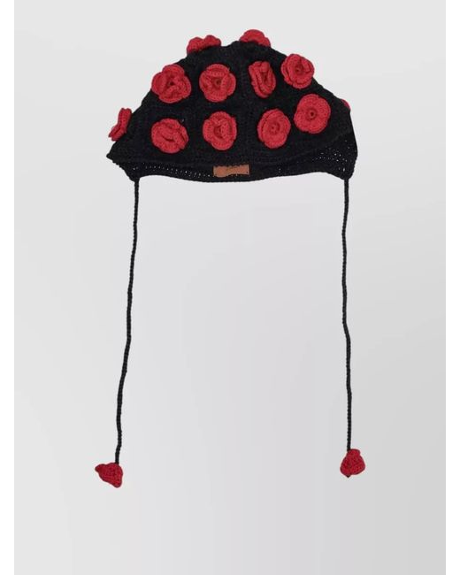Alanui Red Wool Beanie