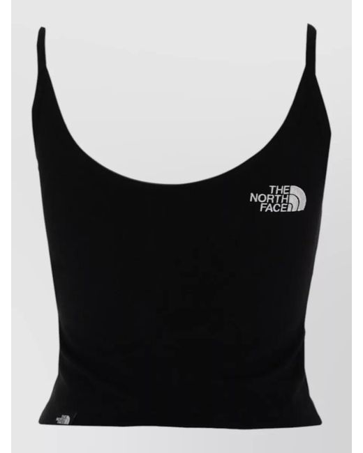 The North Face Black Slim-Fit Cropped Tank Top