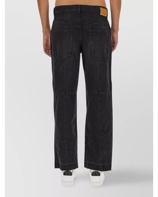 Isabel Marant Black Regular-Fit Denim Jeans for men