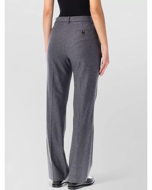 THE GARMENT Blue Mitch Pant Tailored Pleated Front Belt Loops