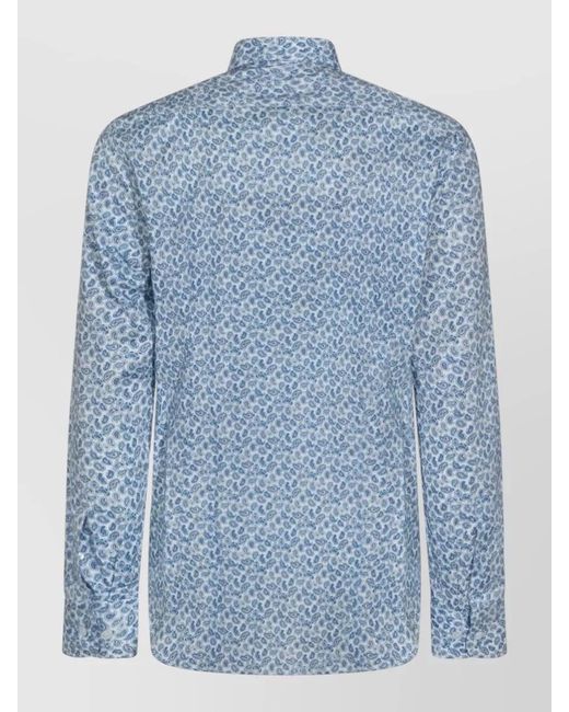 Etro Blue Roma Shirt for men