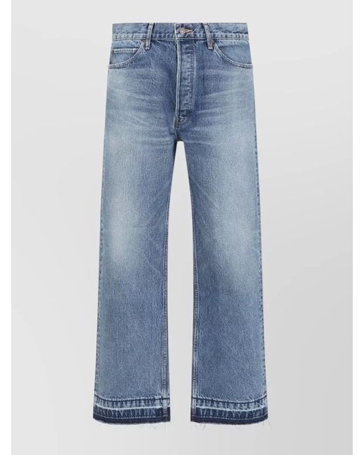Céline Blue Wesley Jeans Faded Wash Belt Loops for men
