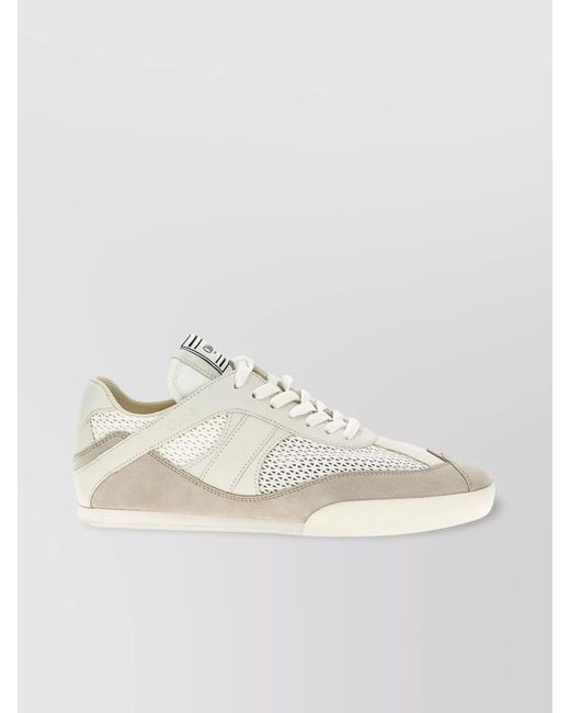Chloé Natural Leather Low-Top Sneakers