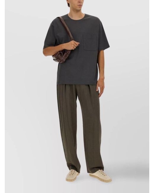 Lemaire Multicolor Silk Relaxed-Fit T-Shirt for men
